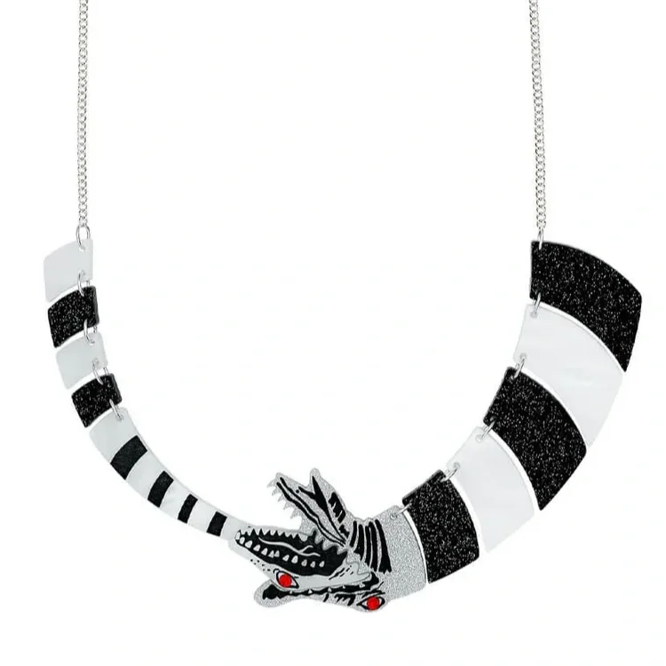 Tatty Devine Beetlejuice Sandworm Necklace