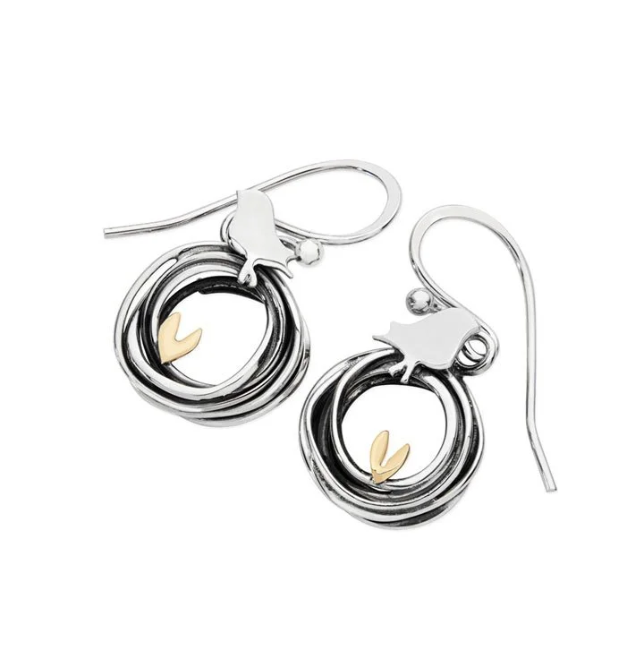 Linda Macdonald Bird Hook Earrings