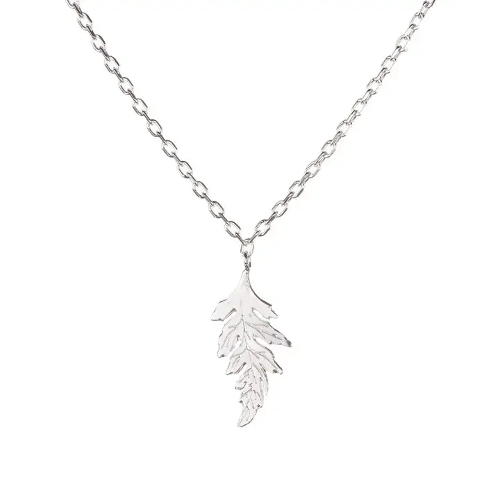 Amanda Coleman Poppy Leaf Pendant Silver