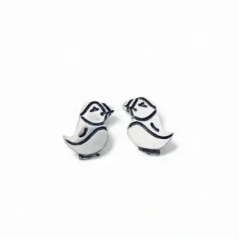 Celina Rupp Peedie Puffin Stud Earrings