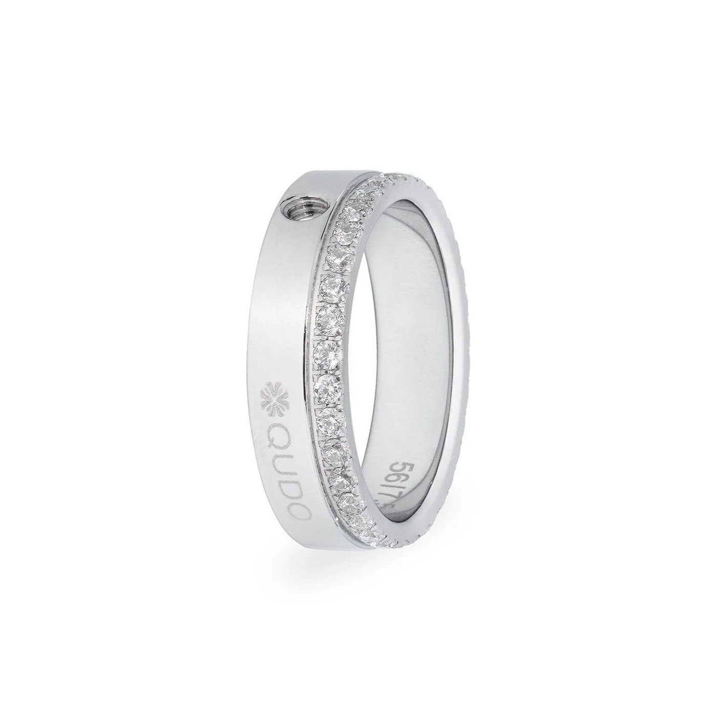 Qudo San Remo Stainless Steel Ring