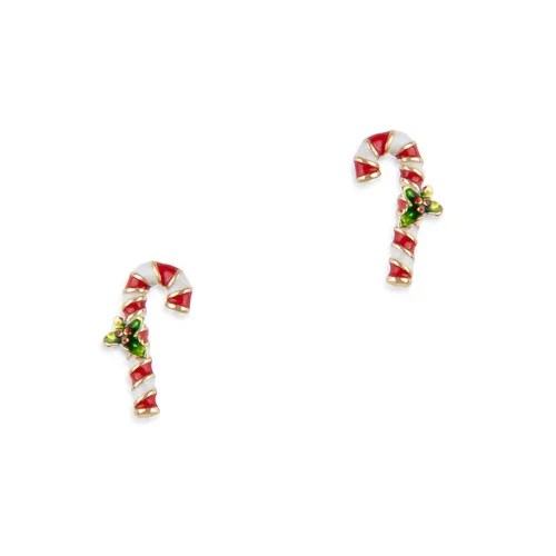 Bill Skinner Candy Cane Stud Earrings