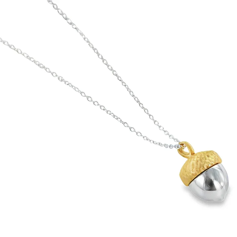 Acorn Sterling Silver Necklace