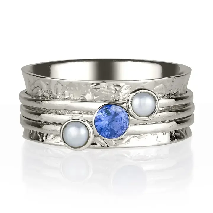 Charlotte's Web Holi Tranquility Spinning Silver Ring