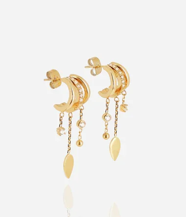 Zag Bijoux Illusion Isabella Earrings Gold