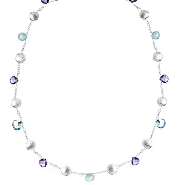 Pomegranate Leonora Necklace Silver