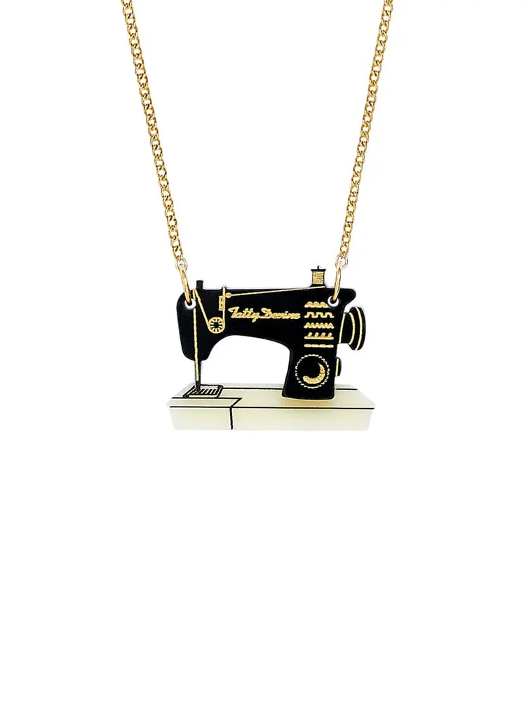 Tatty Devine Sewing Machine Necklace