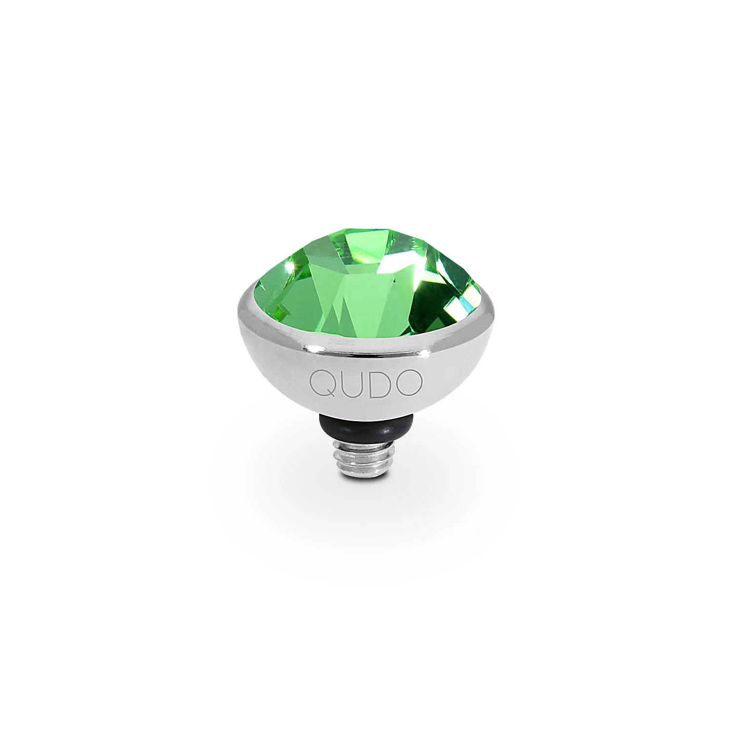 Qudo Ring Top Bottone Peridot 10mm