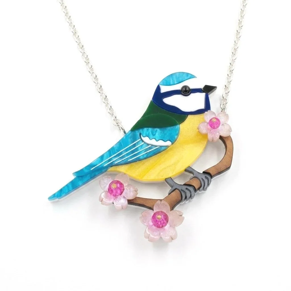 Blue Tit Necklace
