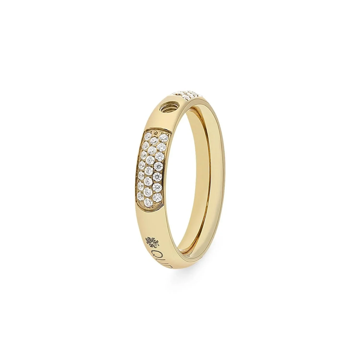 Qudo Basic Ring Small Deluxe Gold