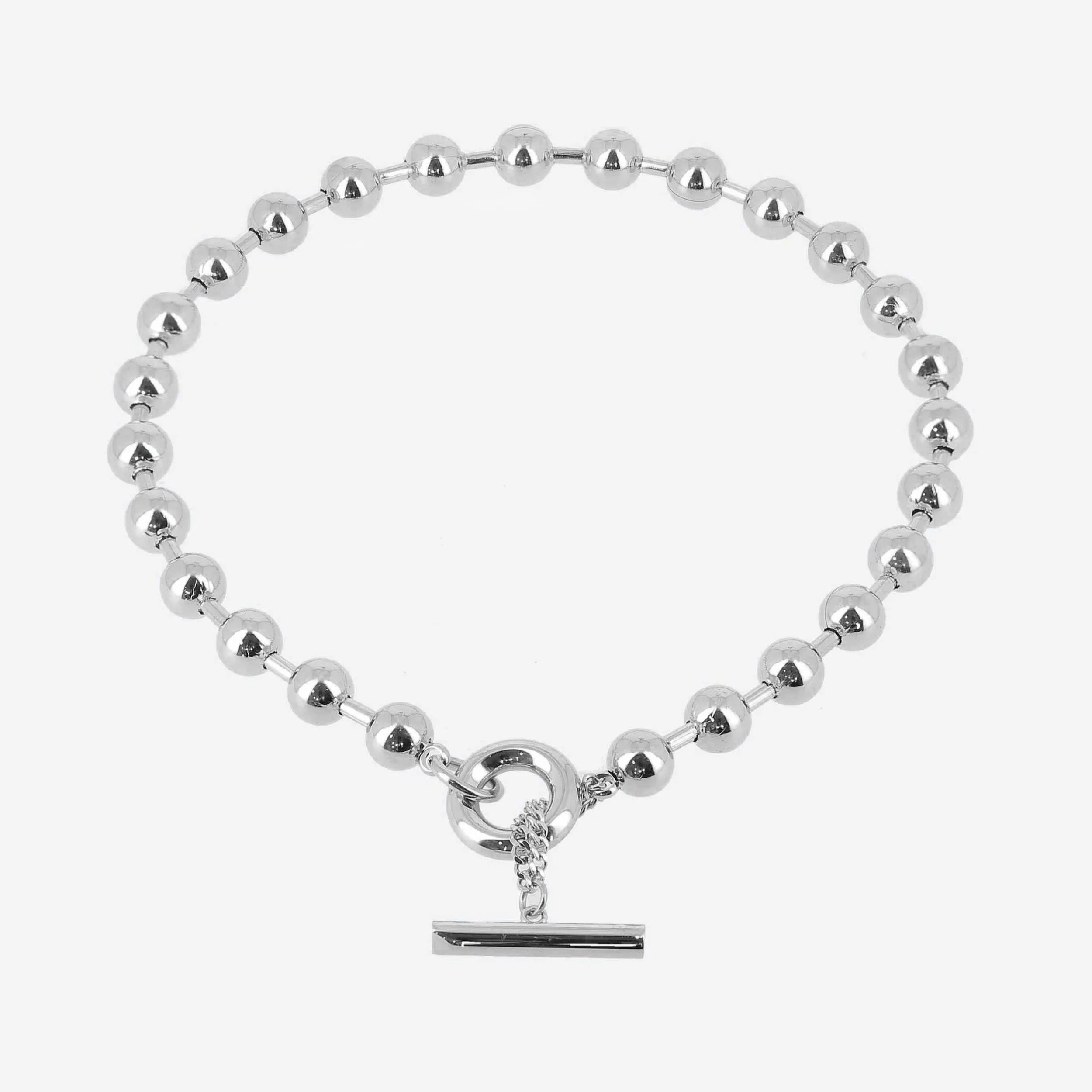 Zag BijouxNuma Balls T-Bar Necklace