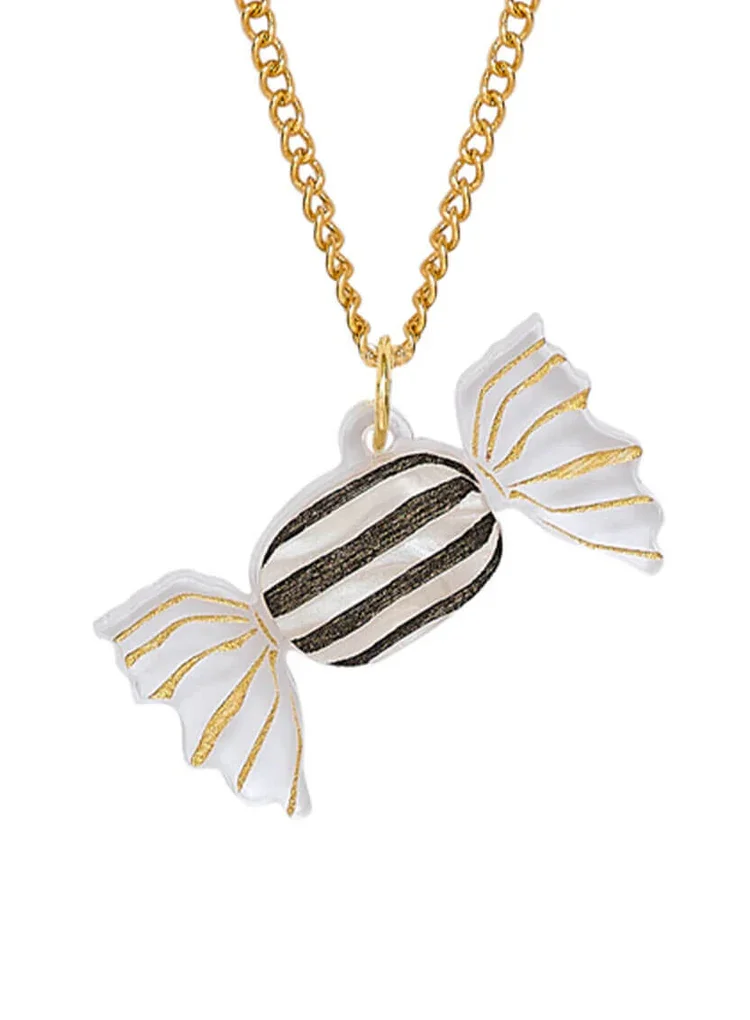 Tatty Devine Striped Sweetie Pendant