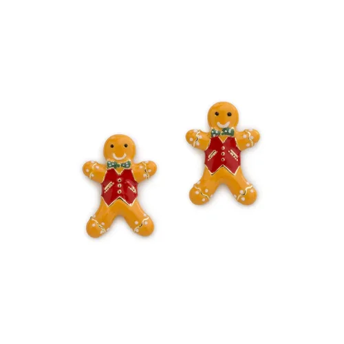 Bill Skinner Ginger Bread Man Studs