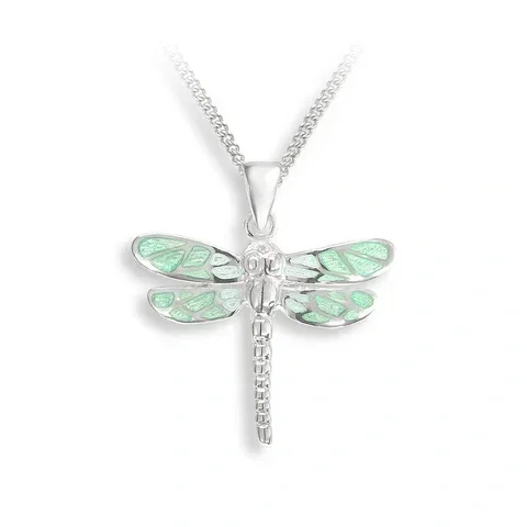 Nicole Barr Greenn Dragonfly Necklace