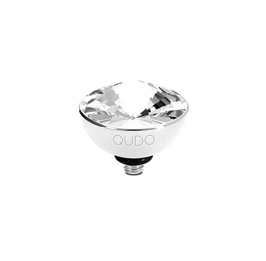Qudo Ring Top Bottone Clear 11.5mm