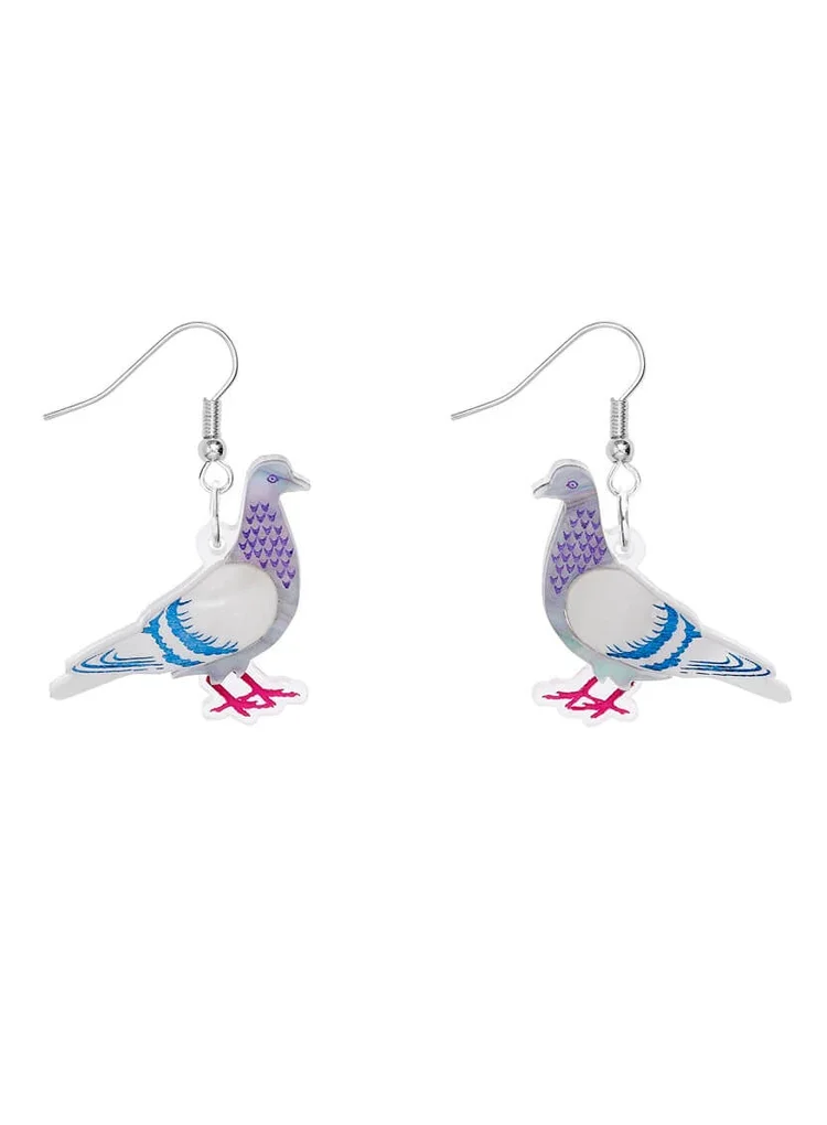 Tatty Devine Pigeon Earrings