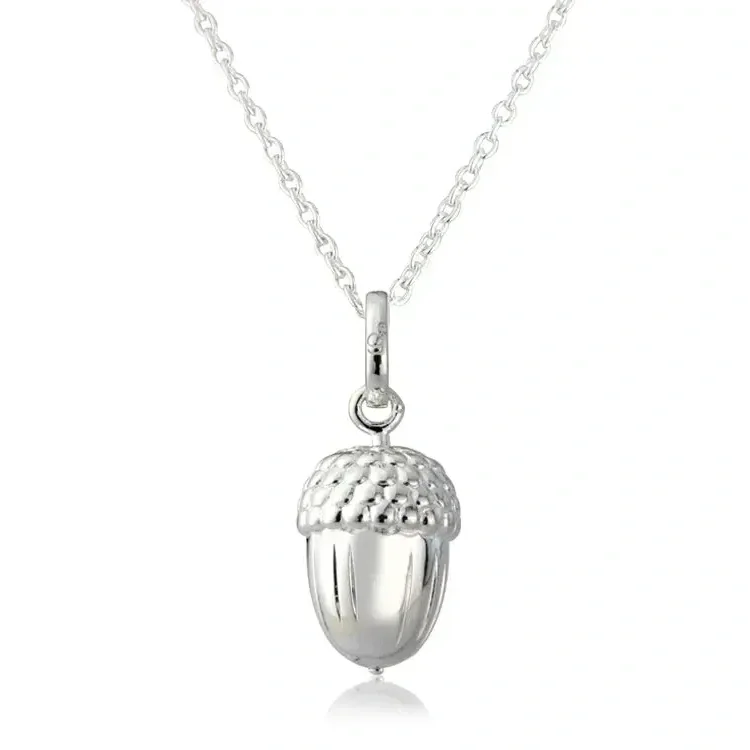 Acorn Pendant Silver