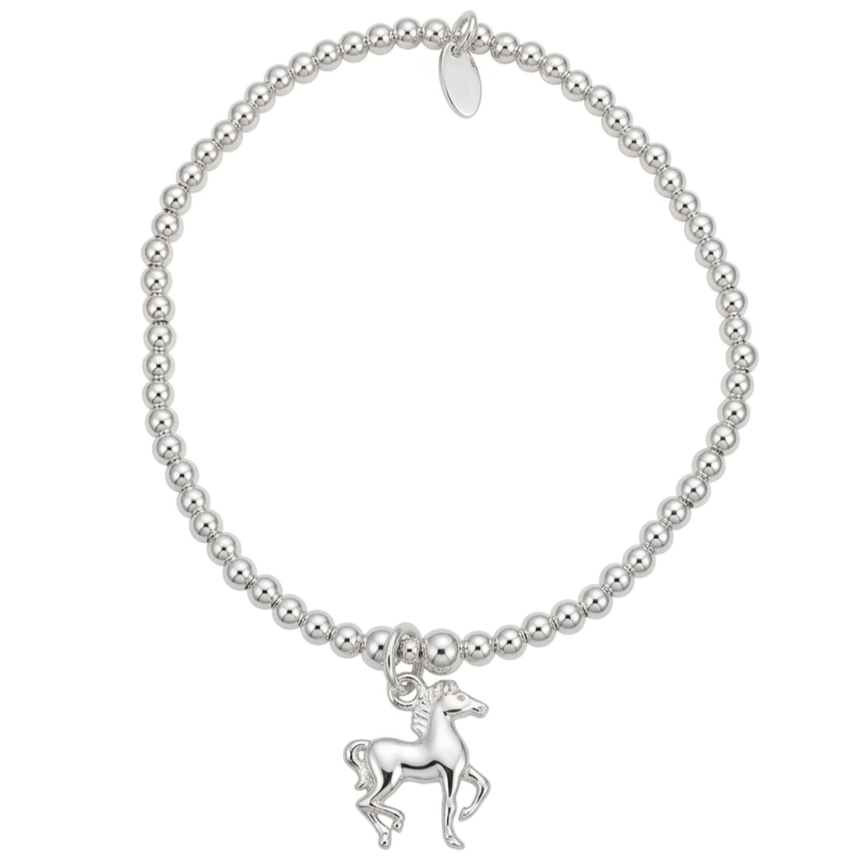 Dollie Horse Bracelet Silver