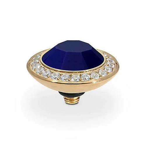 Qudo Ring Top Tondo Deluxe Deep Sea 13mm Gold