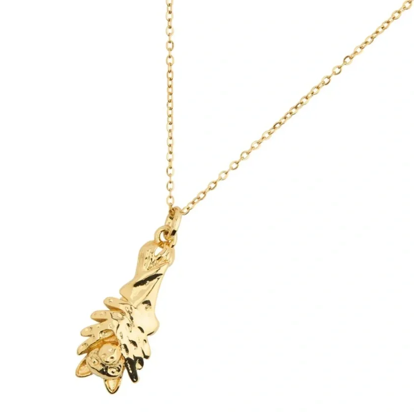 Well Read Company Dracula Bookish Pendant Necklace Gold