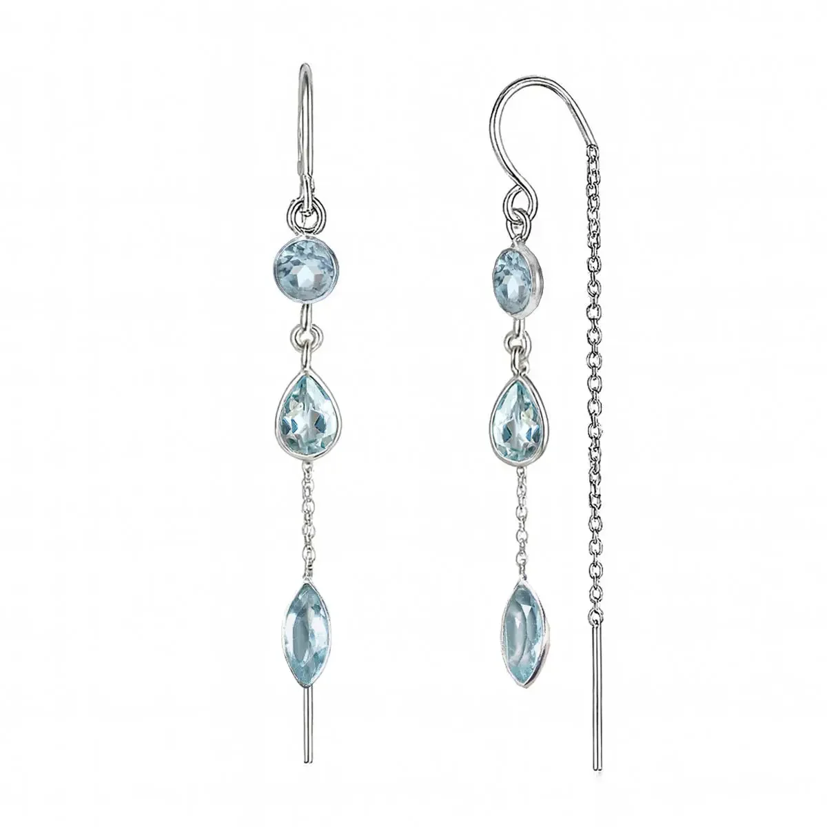 Charlottes Web Azura Threader Earrings