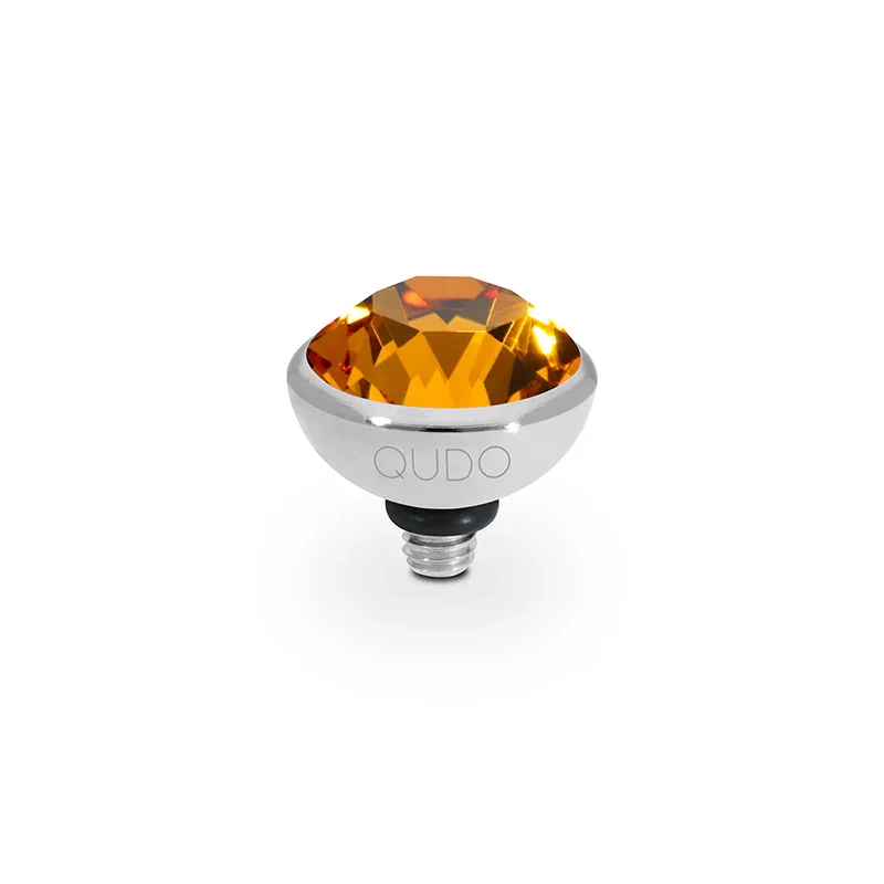 Qudo Ring Top Bottone Topaz 10mm