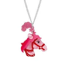 Tatty Devine Pink Pony Pendant