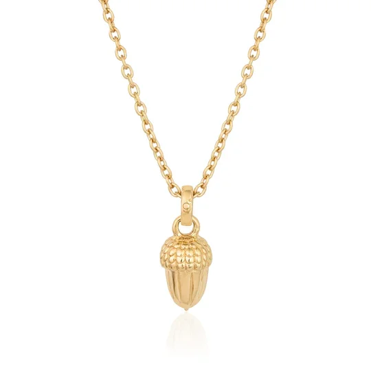 Little Acorn Pendant Gold