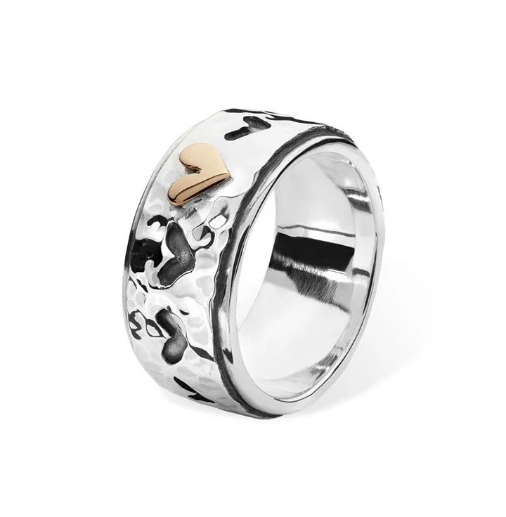 Linda Macdonald Wide Heart Ring