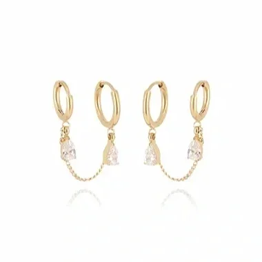 Zag Bijoux Albaine Earrings Gold