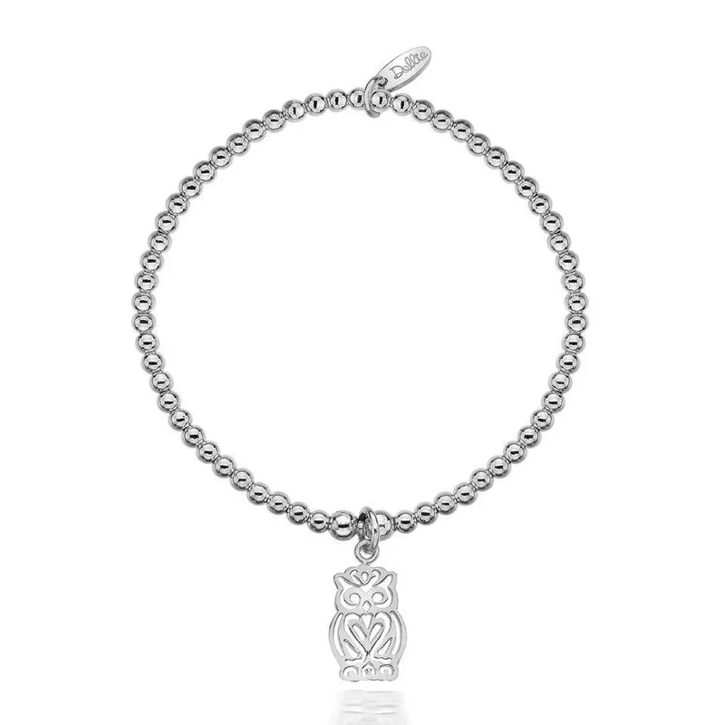 Dollie Owl Bracelet Silver