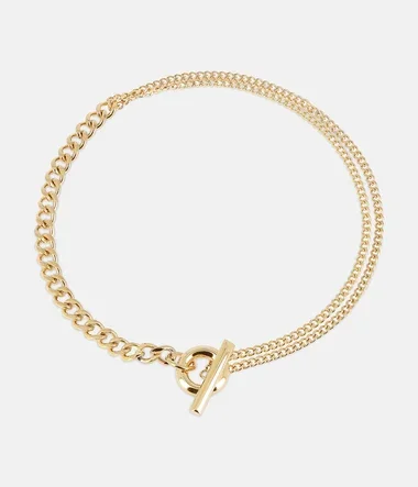 Zag Bijoux T-Bar Hevea Necklace Gold