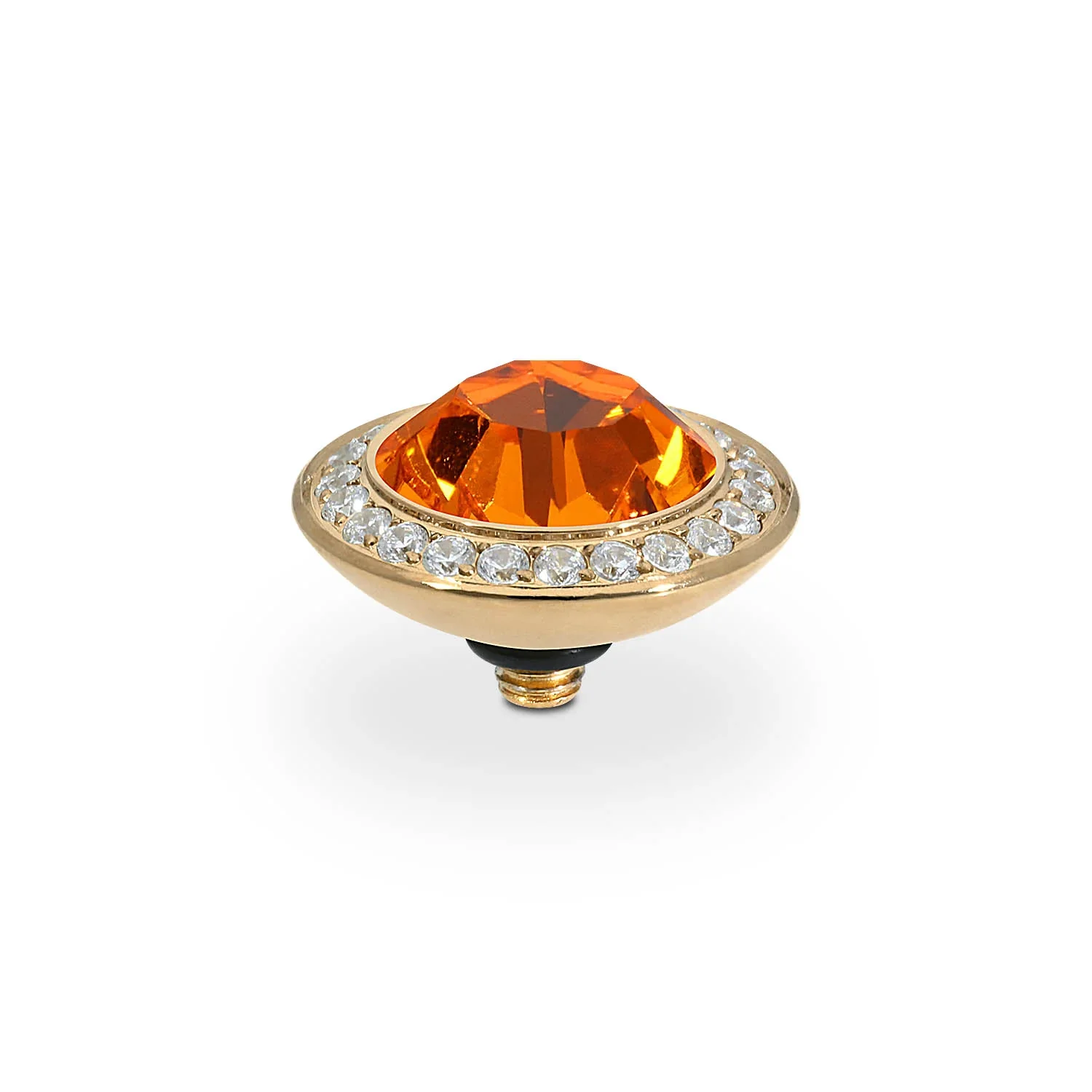 Qudo Ring Top Tondo Deluxe Sun 13mm Gold