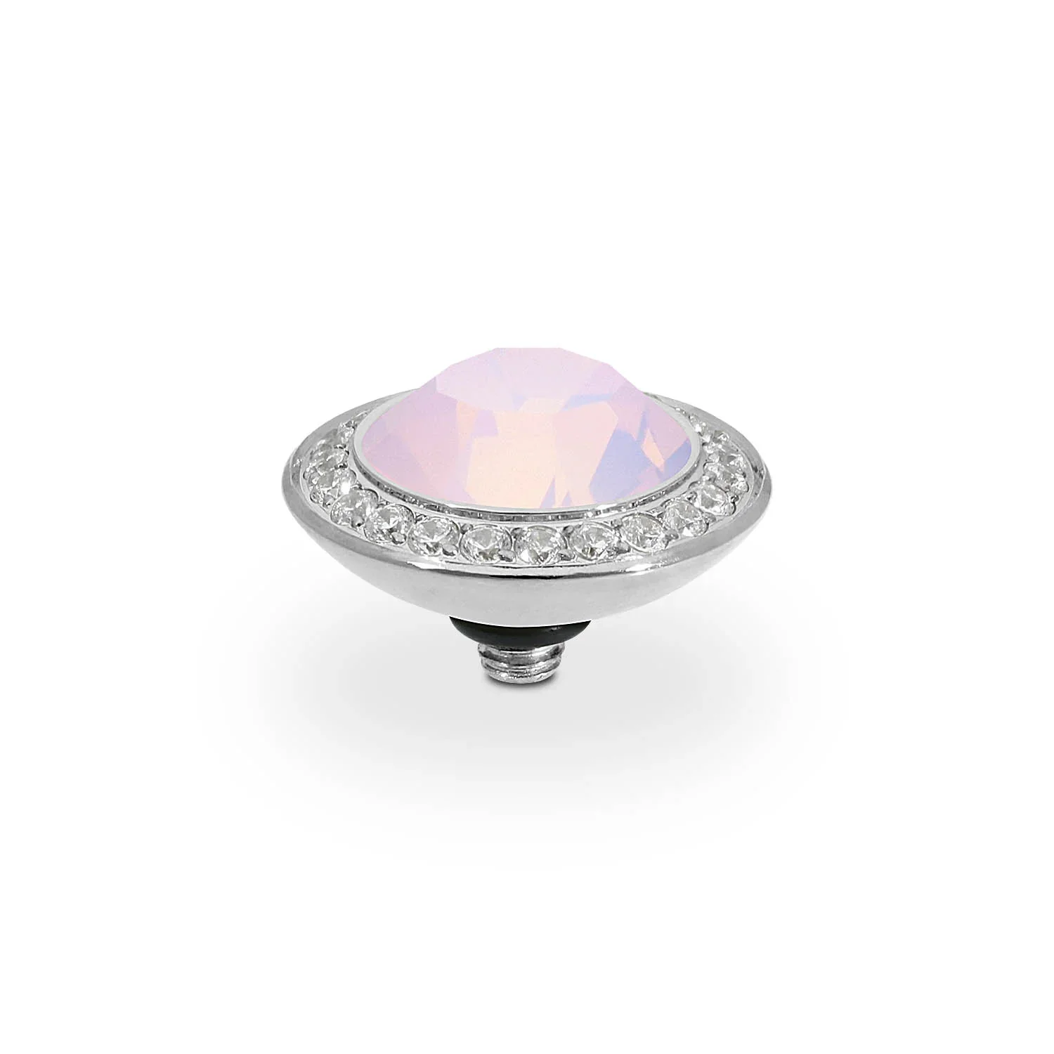 Qudo Ring Top Tondo Deluxe Rose Opal 13mm