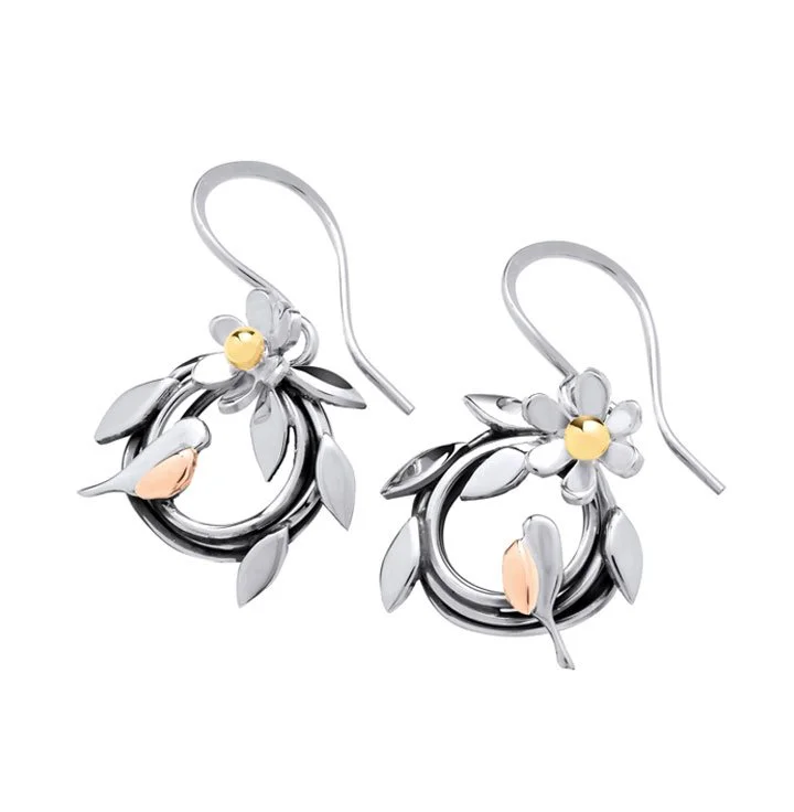 Linda Macdonald Ruben The Robin Earrings Silver