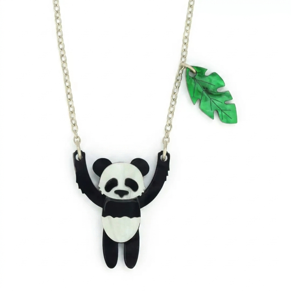 Little Moose Panda Baby Necklace