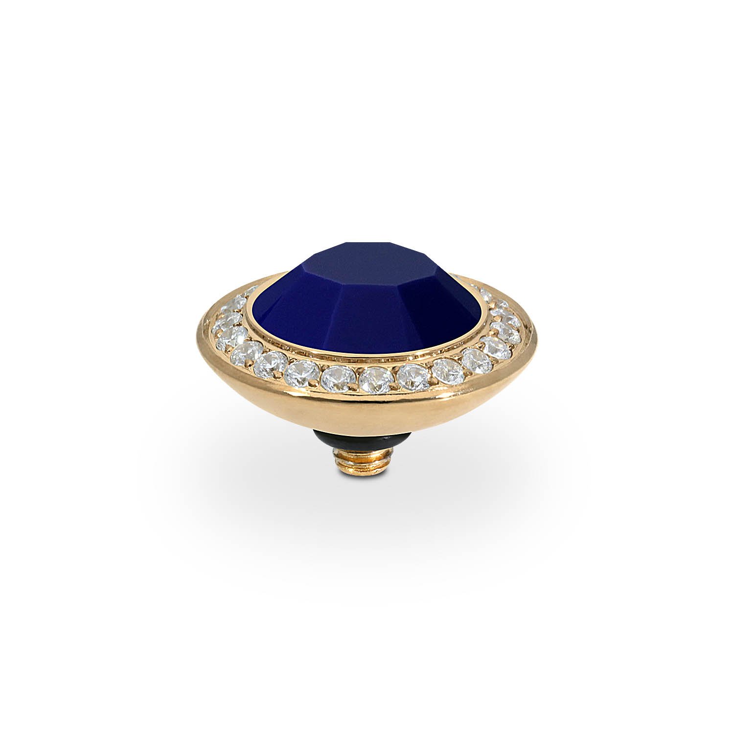Qudo Ring Top Tondo Deluxe Deep Sea 13mm Gold
