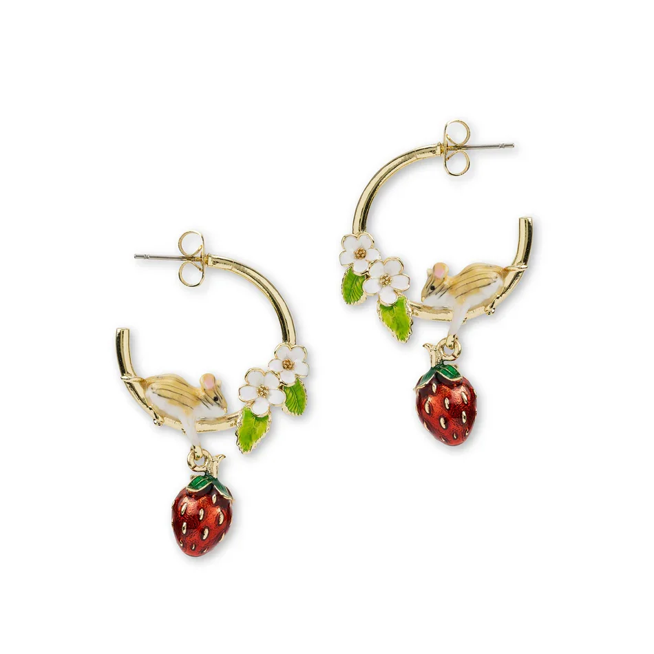 Bill Skinner Bill Skinner Strawberry & Mouse Hoops