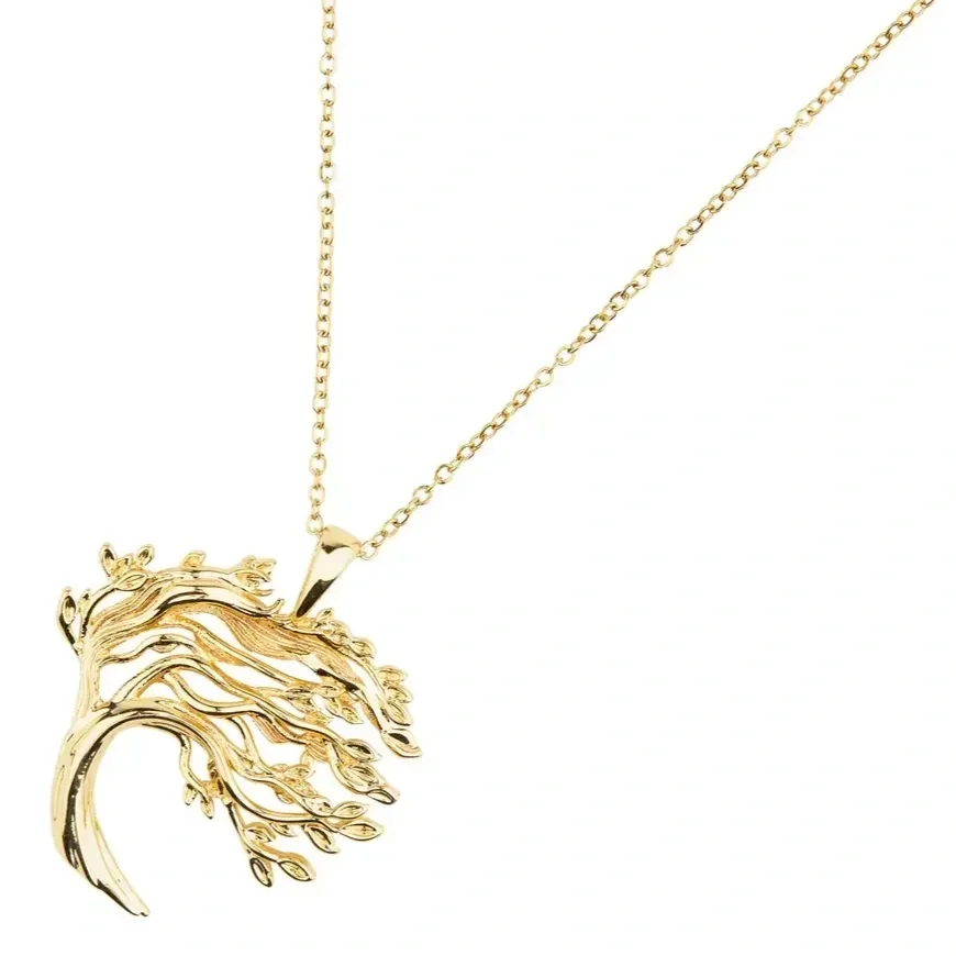 Well Read Company Wuthering Heights Bookish Pendant Necklace Gold
