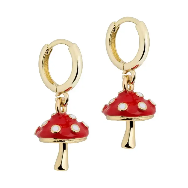 Bill Skinner Toadstool Huggie Earrings