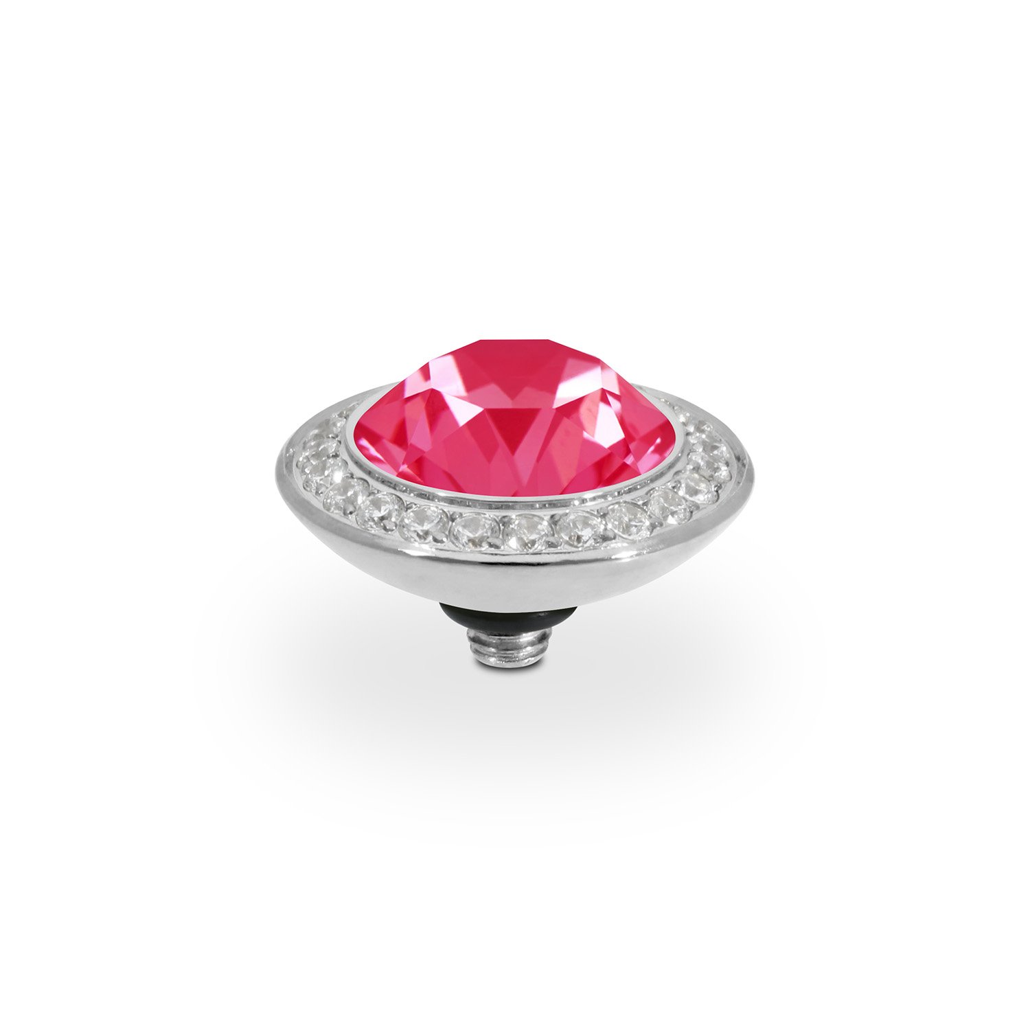 Qudo Ring Top Tondo Deluxe Crystal Poppy Red Ignite 13mm