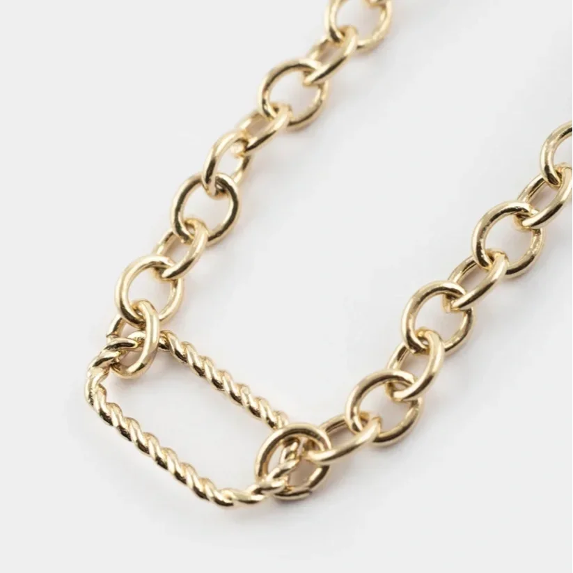 Nach Customisable Link Chain Charm Necklace