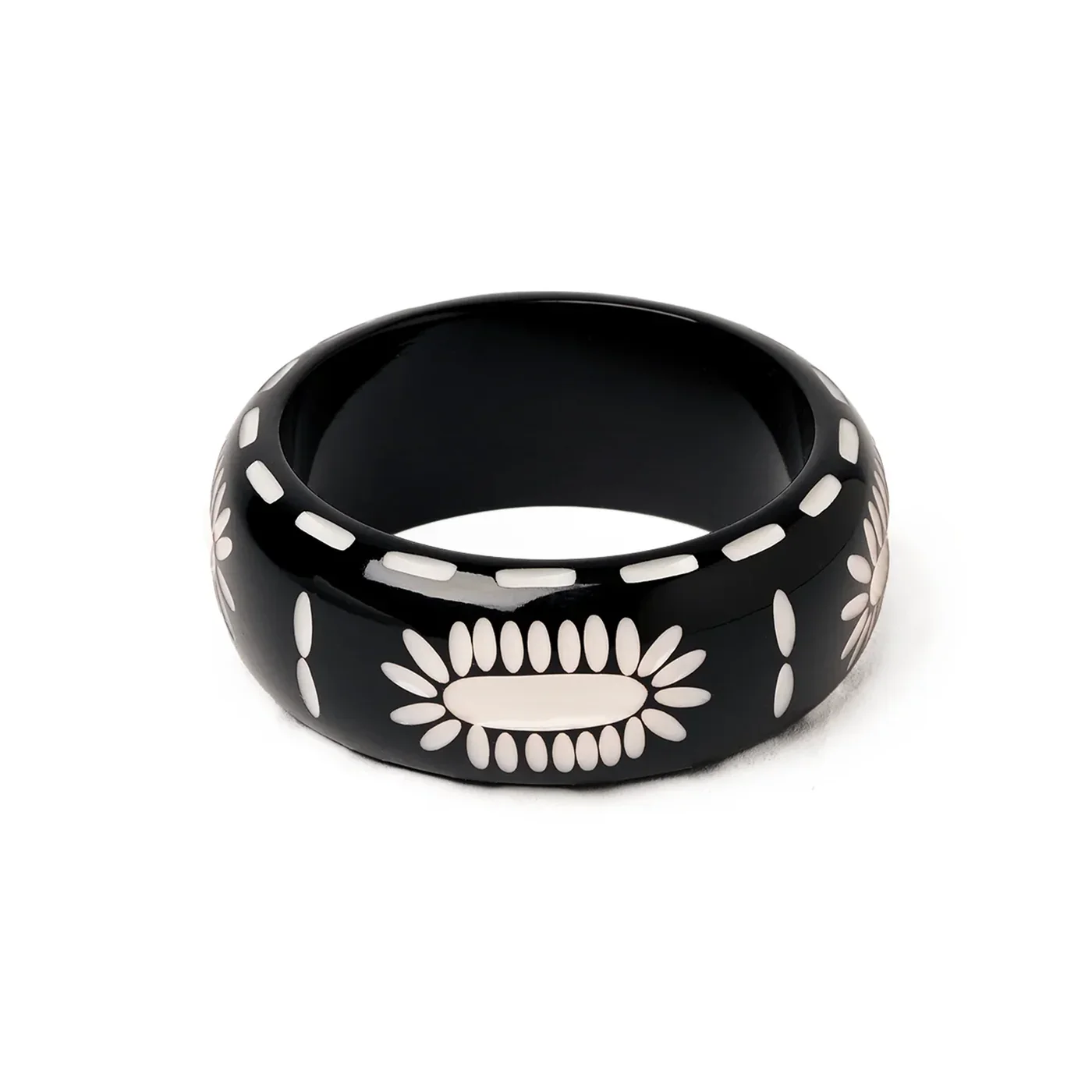 Splendette Retro Western Rebel Black Bangle  - Smaller Maiden