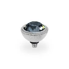 Qudo Ring Top Fabero Crystal Silver Night 11mm
