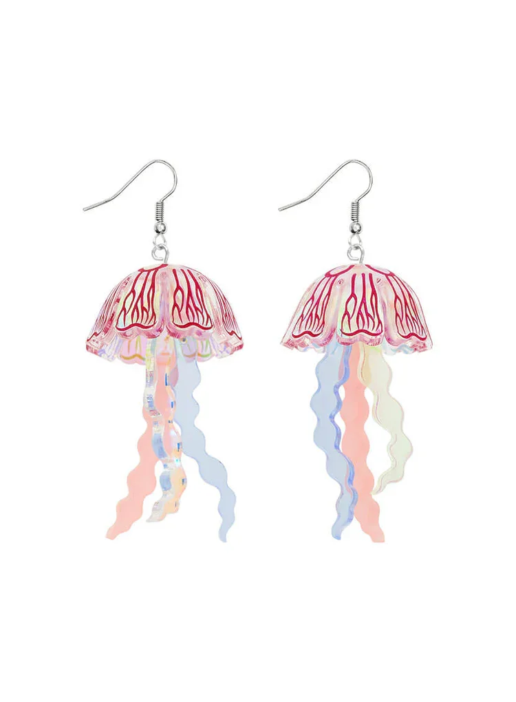 Tatty Devine Moon Jellyfish Earrings