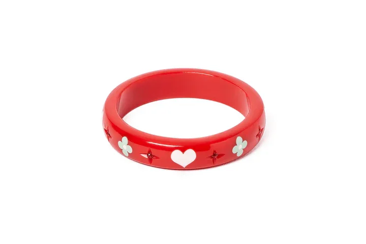 Splendette Retro Midi All My love Red Bangle  - Larger Duchess