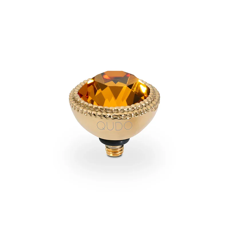 Qudo Ring Top Fabero Topaz 11mm Gold
