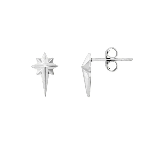 Vurchoo Rising Star Sterling Silver Stud Earrings