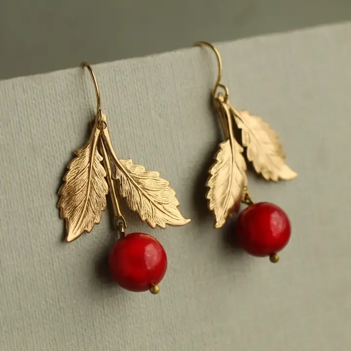 Red Cherry earrings