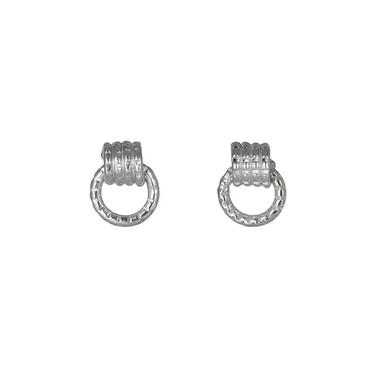Cara Tonkin Serpentine Coil and Loop Stud Earrings